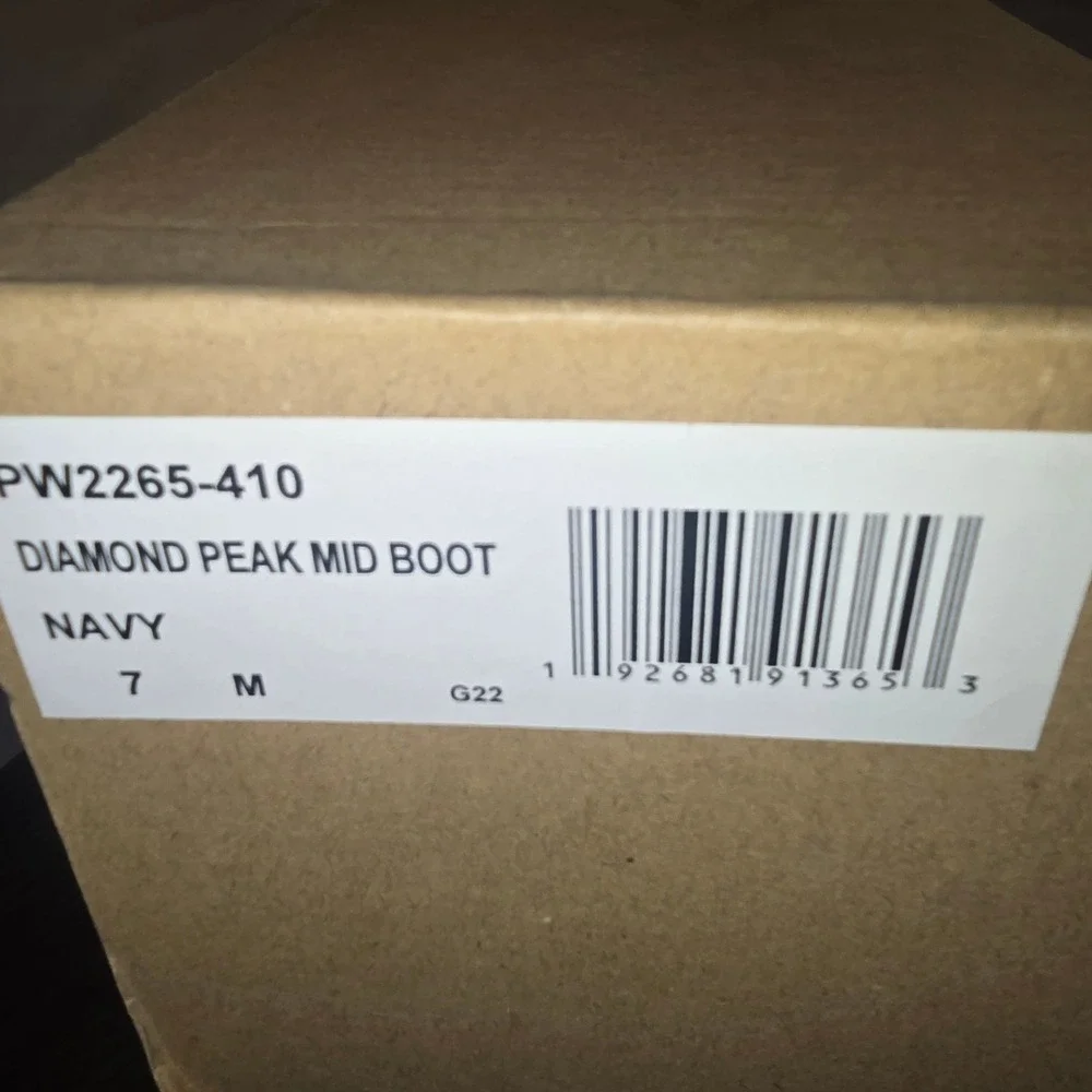 Pendleton Diamond Peak Mid Boot Size 7 Kids Navy Blue Geometric Tribal Rain Boot